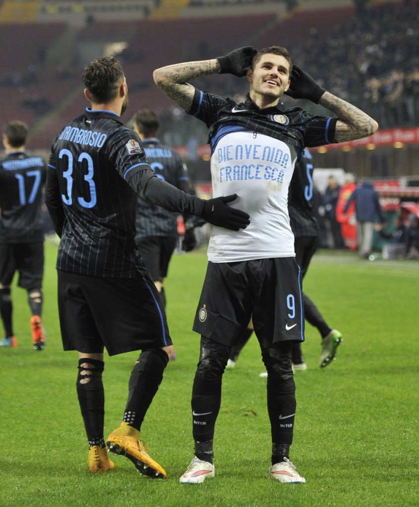 Inter-Sampdoria 2-0 Coppa Italia di calcio  2014/2015  - Ottavi