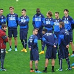 Soccer: Italy's training