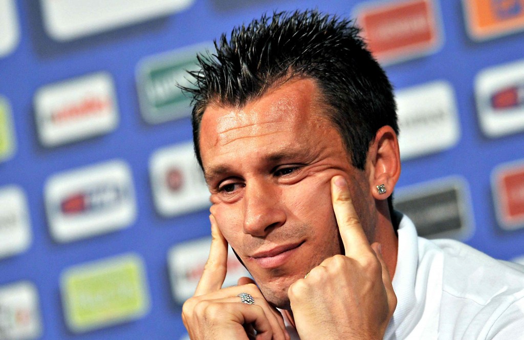 EURO 2012: CONFERENZA STAMPA DI ANTONIO CASSANO