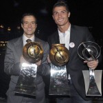 Cristiano Ronaldo receives Globe Soccer Awards