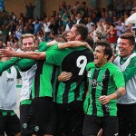 Pordenone esultanza gol