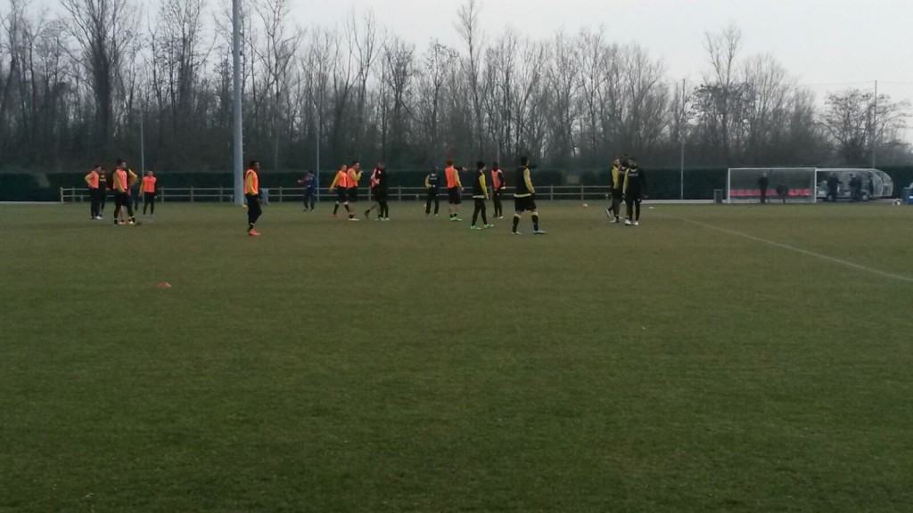 Udinese allenamento
