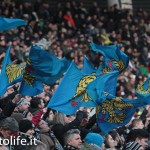 Udinese Bologna tifosi bandiere Friuli