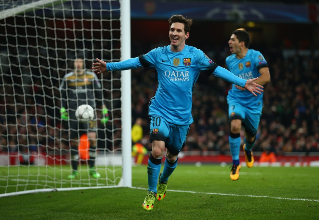 Arsenal FC v FC Barcelona - UEFA Champions League Round of 16: First Leg
