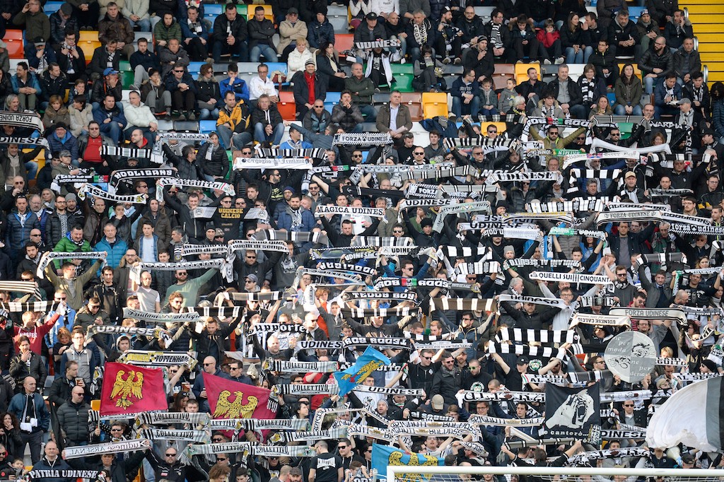 TIFOSI SUPPORTERS Udinese Calcio v AS Roma - Serie A
