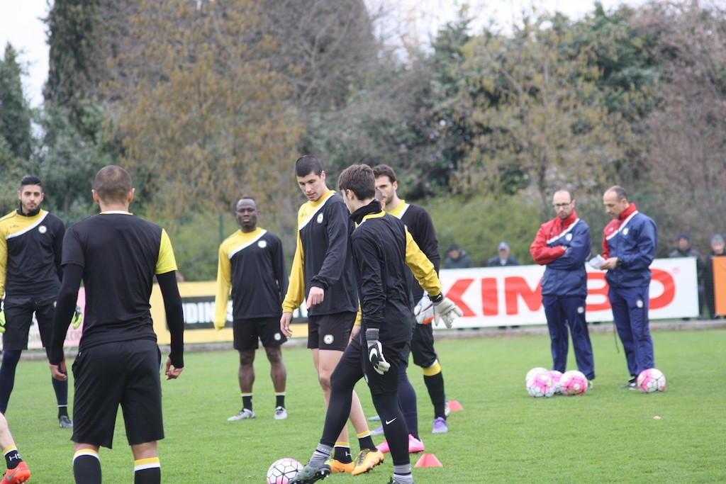 Udinese allenamento Perica