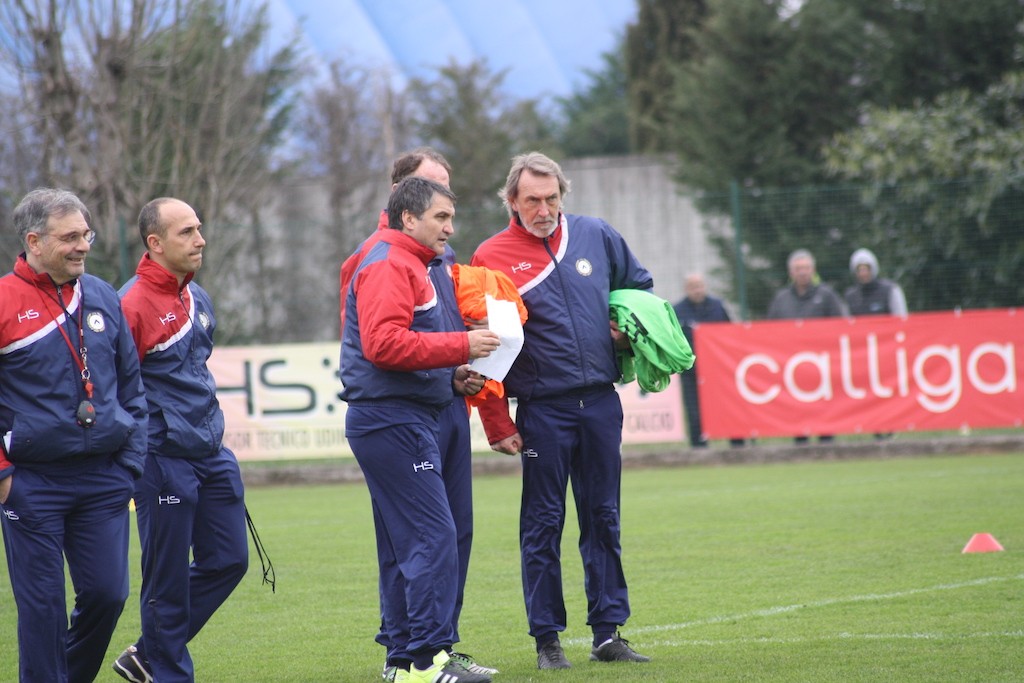 Udinese allenamento De Canio Miano