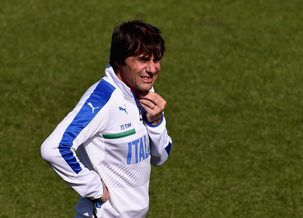 Italian Football Training Session And Press Conference