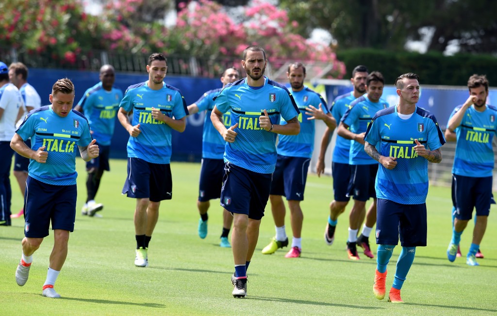 Italy Training Session And Press Conference