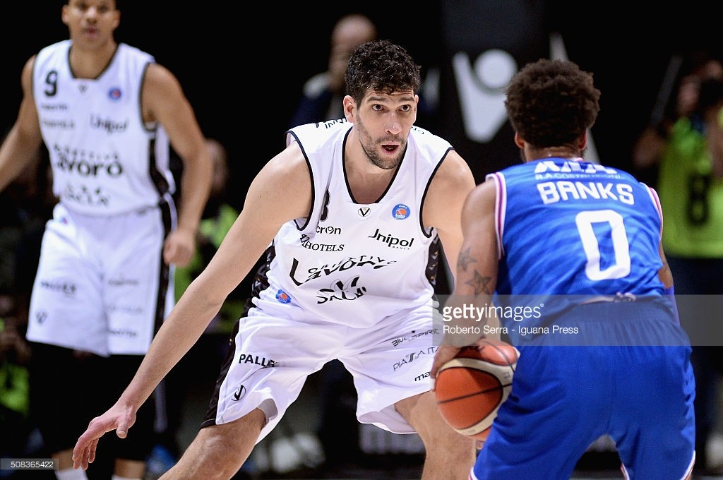 <> at Unipol Arena on January 24, 2016 in Bologna, Italy.