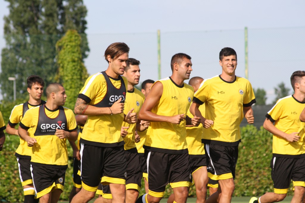 Udinese Angella Danilo Perica allenamento