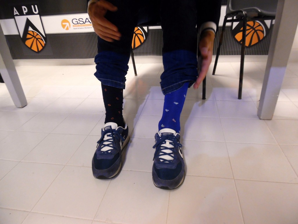 Gsa Udine Treviso basket Lardo calzini