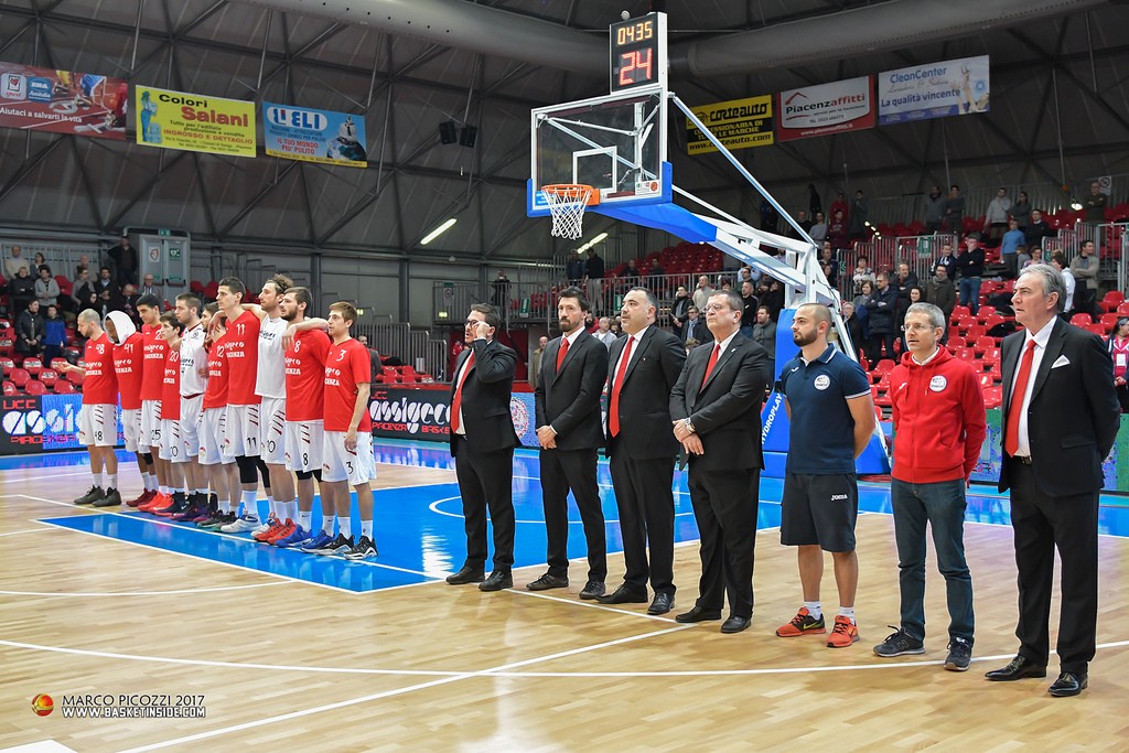 Assigeco Piacenza Virtus Bologna formazione