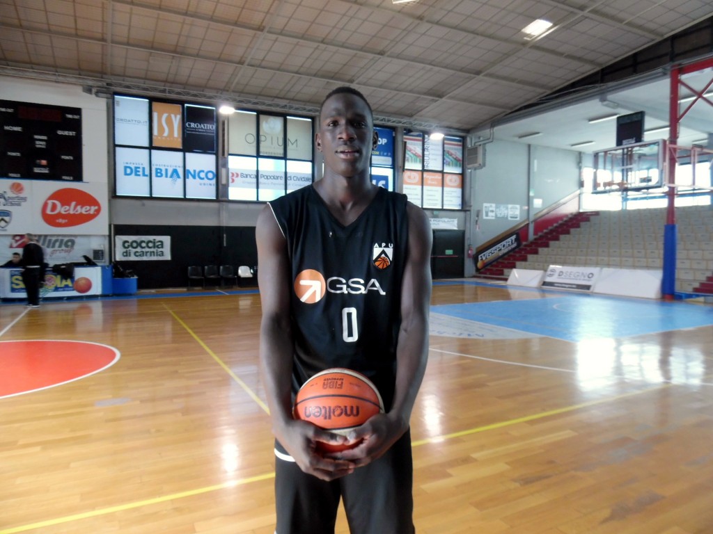 Gsa Udine Ousmane Diop allenamento