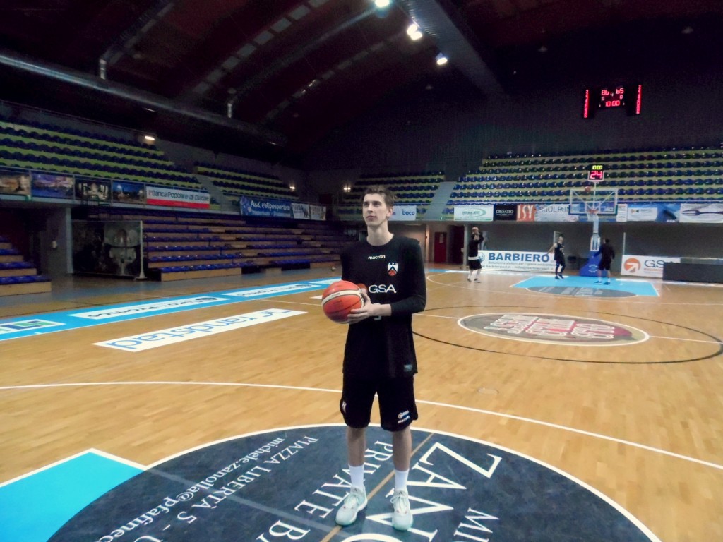 Gsa Udine Tommaso Gatto allenamento