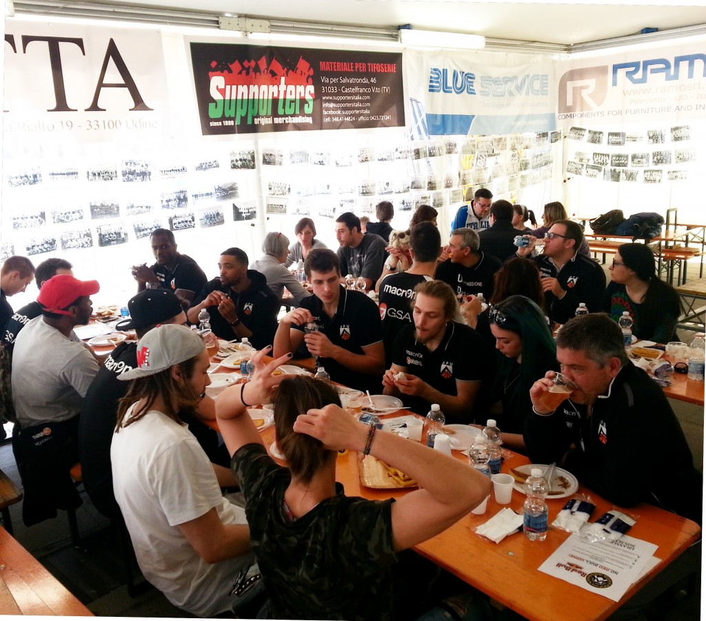 Auc Days Gsa Udine squadra pranzo