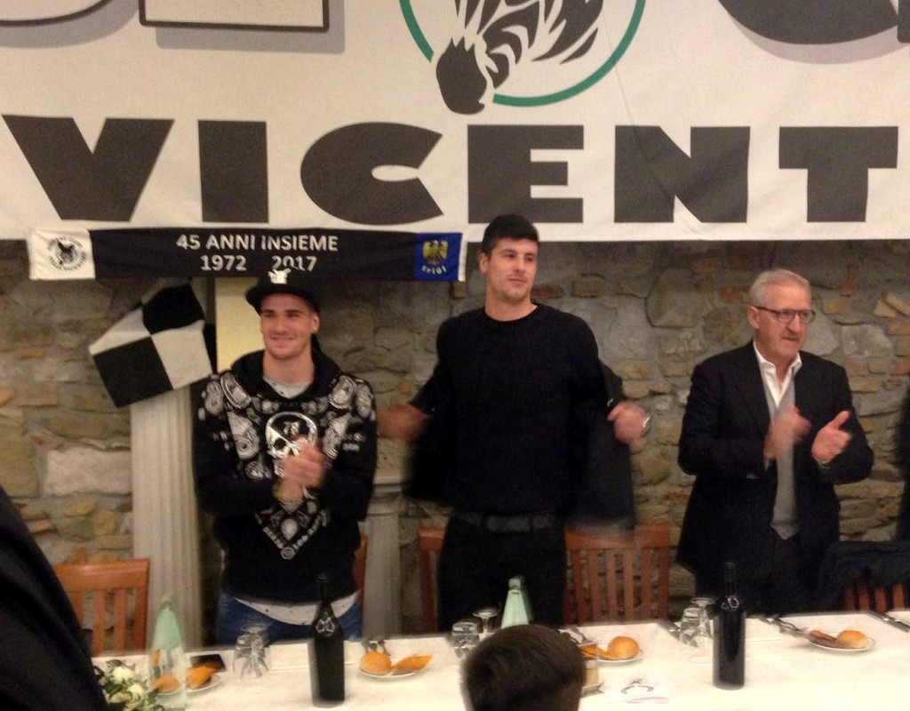 Cena Udinese club Villa Vicentina De Paul Perica Delneri 1