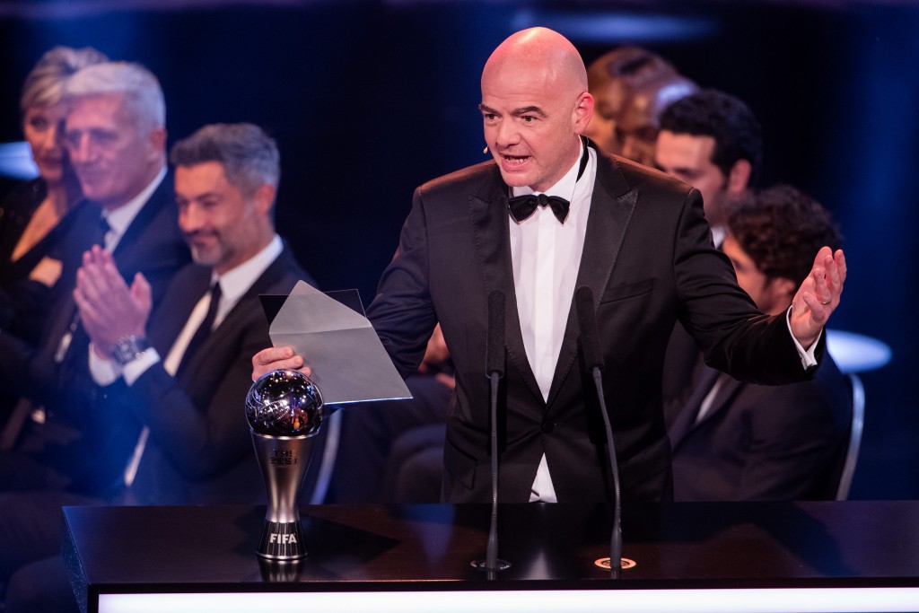 FIFA INFANTINO The Best FIFA Football Awards