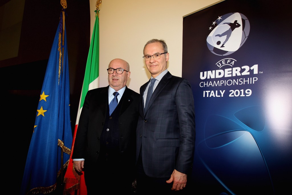 EURO UNDER 21 TAVECCHIO MARCHETTI Italian Football Federation Press Conference