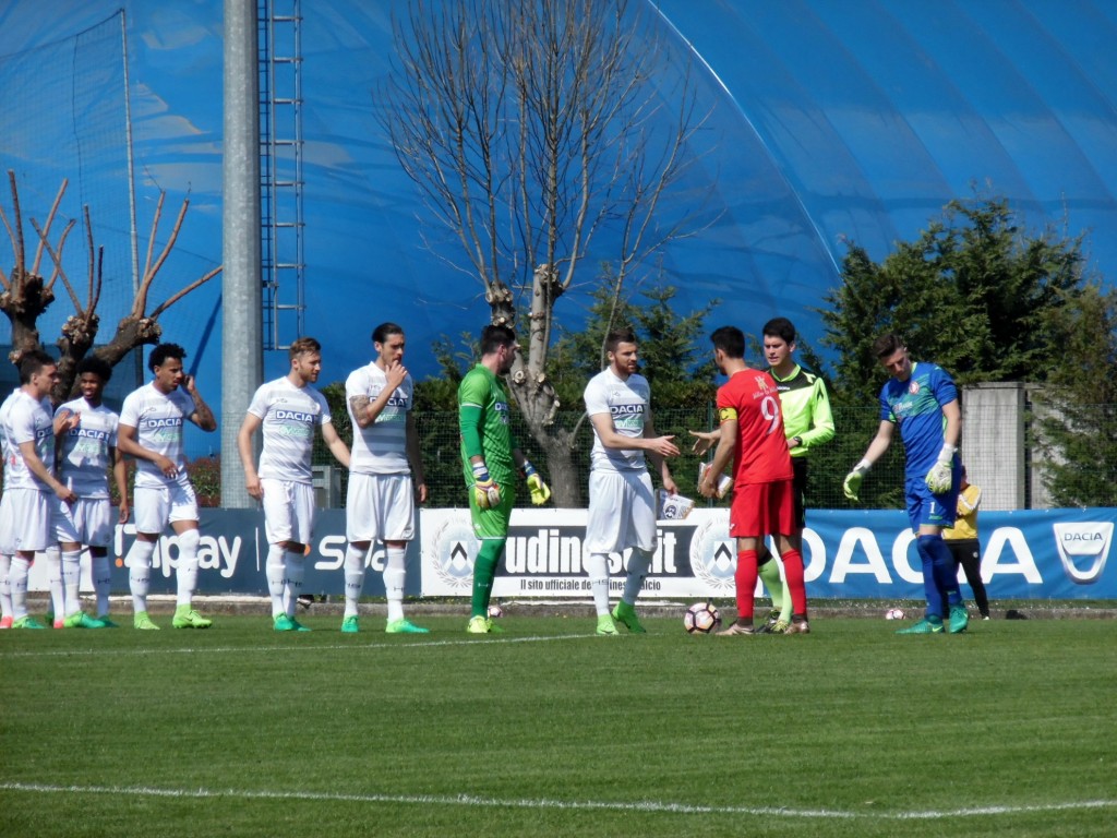 Udinese Campodarsego fischio di inizio