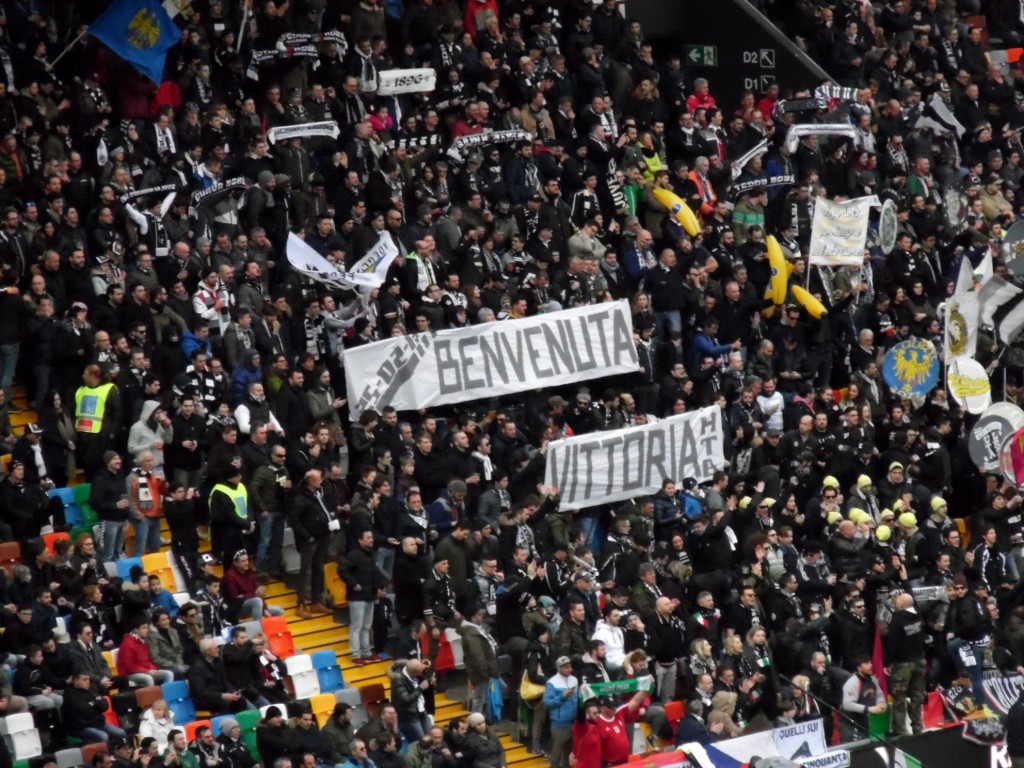 Udinese Juventus Curva Nord tifosi 3