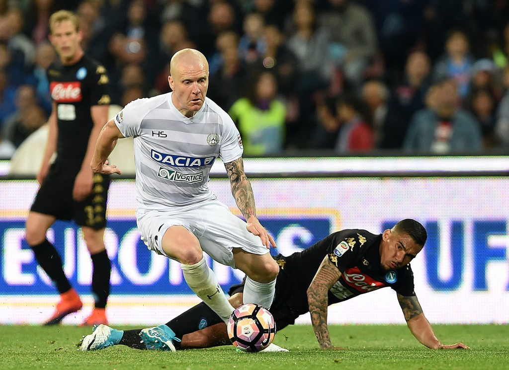 HALLFREDSSON SSC Napoli v Udinese Calcio - Serie A