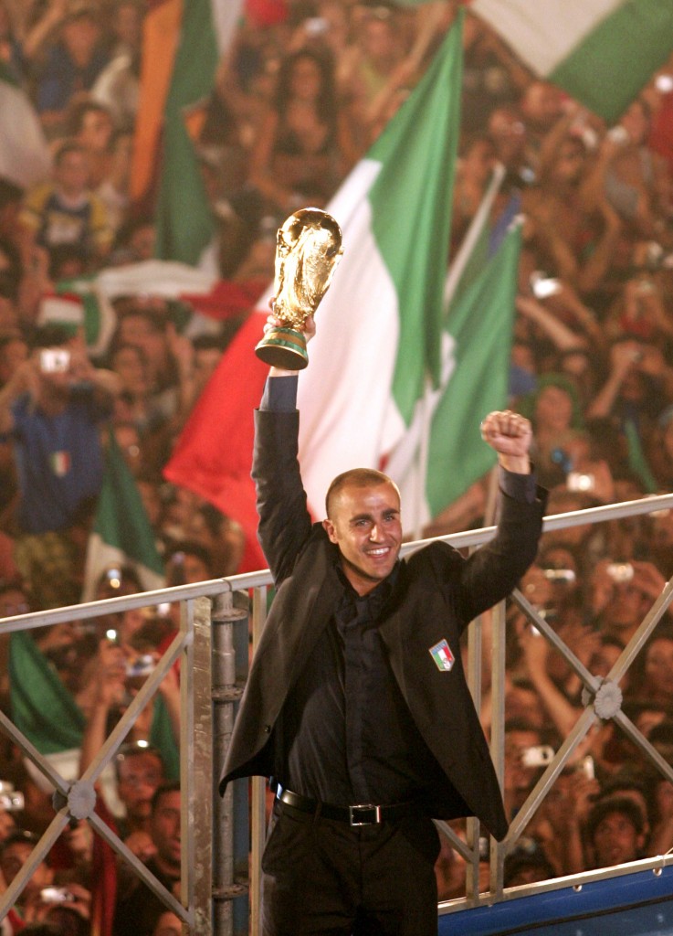 Italy Celebrates Arrival Of World Cup Winning Team