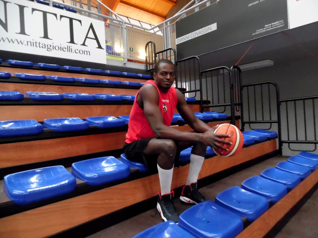 Gsa Udine Abdel Aka Fall allenamento Cividale