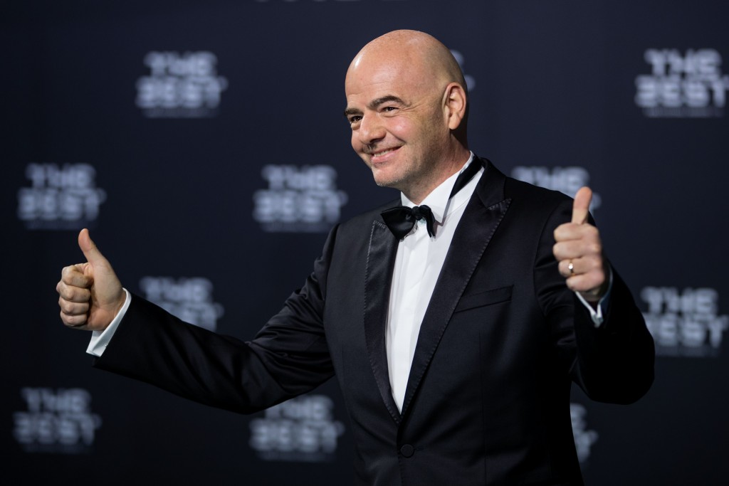 FIFA GIANNI INFANTINO The Best FIFA Football Awards