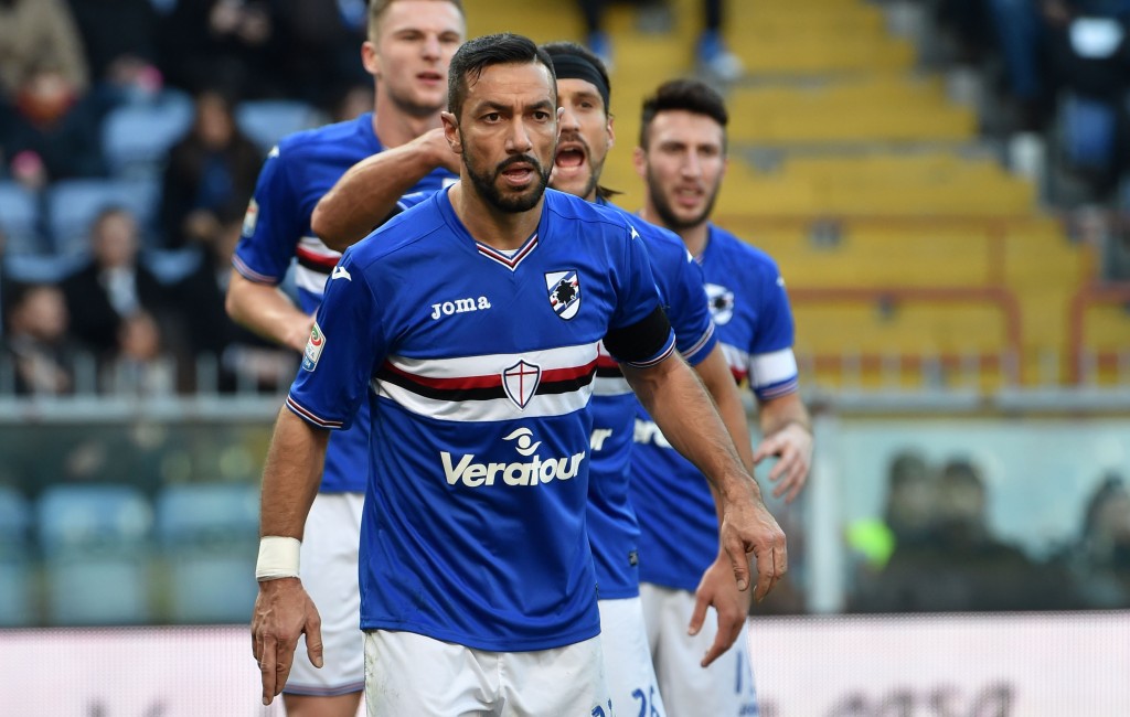 QUAGLIARELLA UC Sampdoria v AS Roma - Serie A