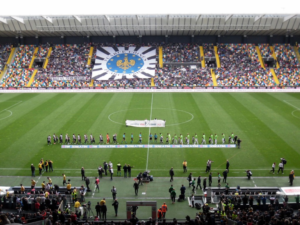 Udinese Atalanta formazioni centrocampo