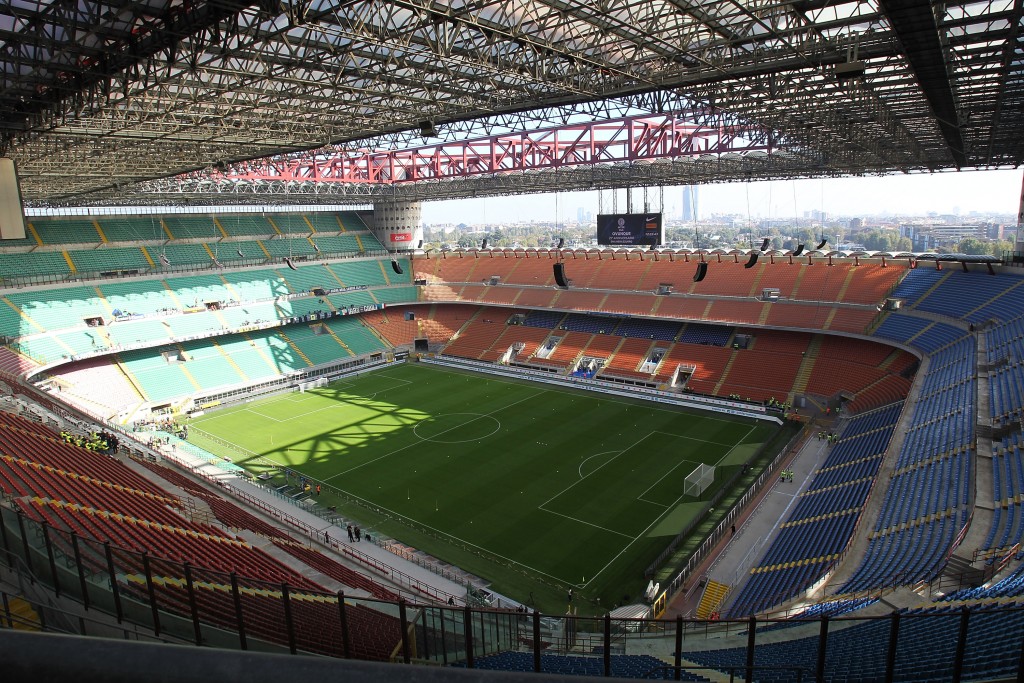 STADIO GIUSEPPE MEAZZA SAN SIRO INTER VUOTO