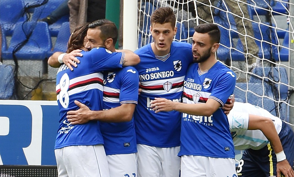 QUAGLIARELLA SCHICK UC Sampdoria v AC ChievoVerona - Serie A