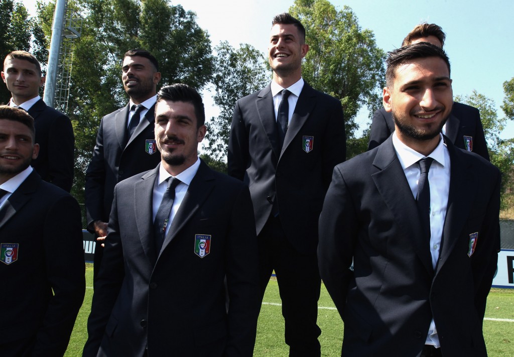 SCUFFET DONNARUMMA Italy U21 Oficial Team Photo