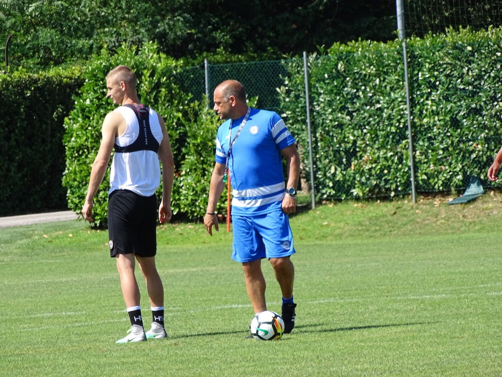 Udinese allenamento Ferazzoli