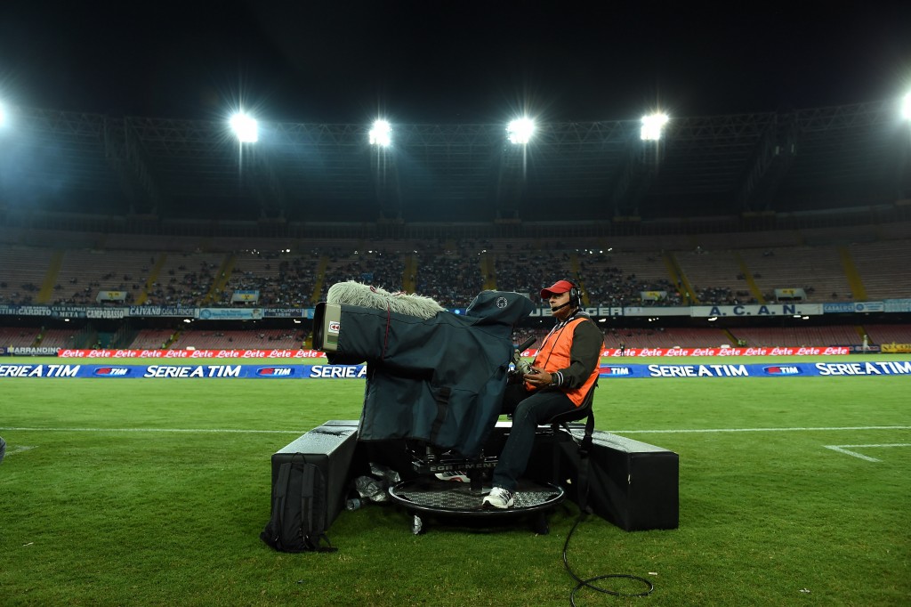 TELECAMERA TELECAMERE DIRITTI TVSSC Napoli v US Citta di Palermo - Serie A