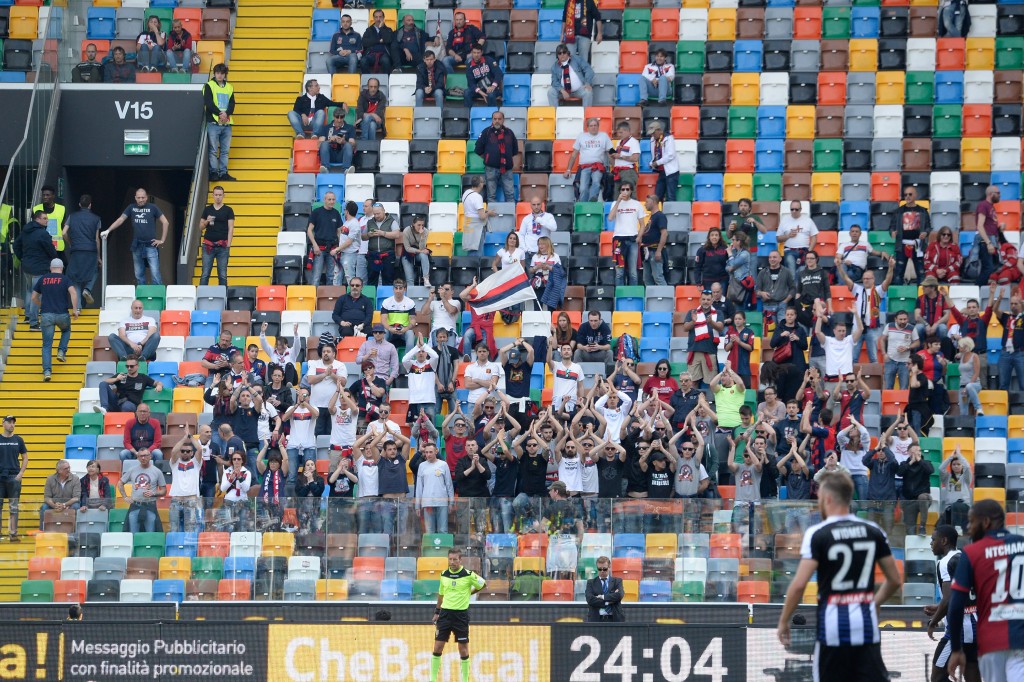 Udinese TIFOSI OSPITI Calcio v Genoa CFC - Serie A