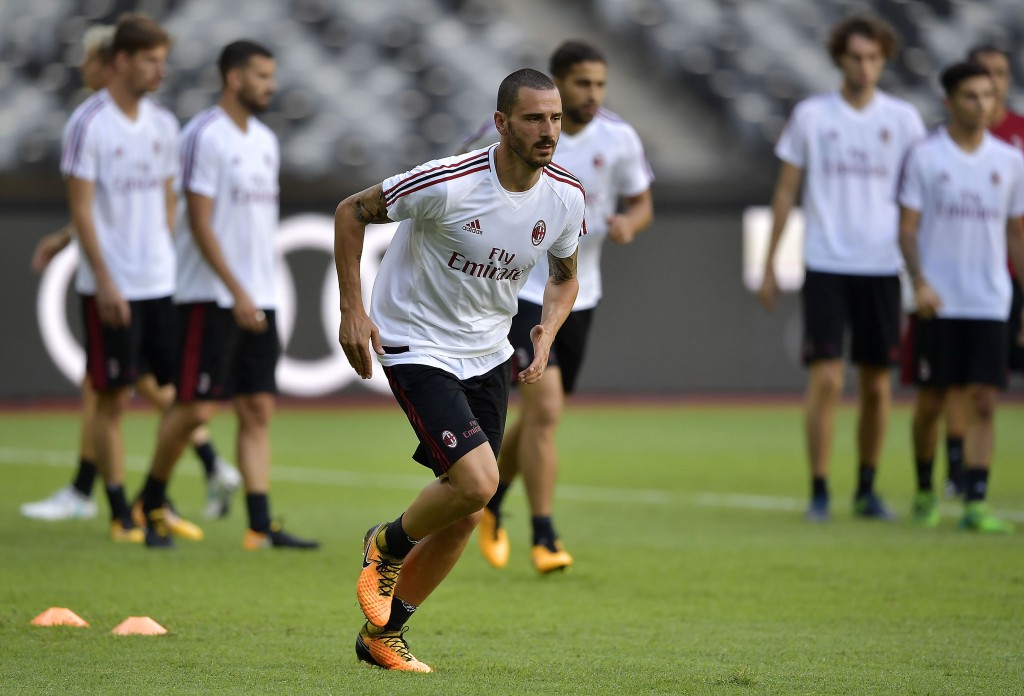 TRAINING MILAN BONUCCI 2017