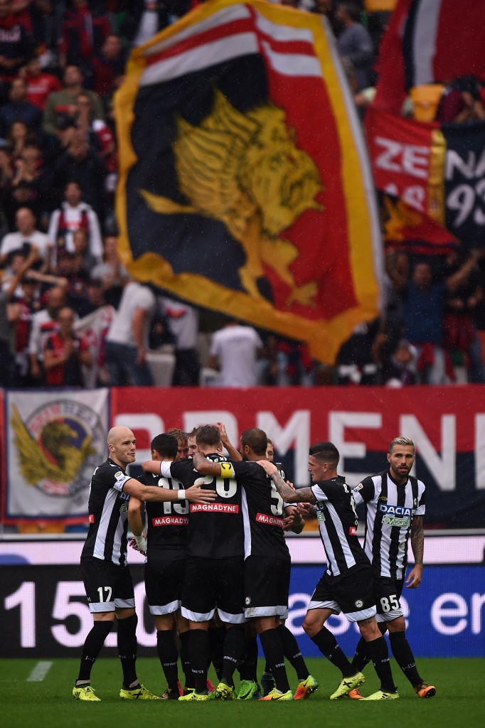 SQUADRA ESULTANZA Udinese Calcio v Genoa CFC - Serie A