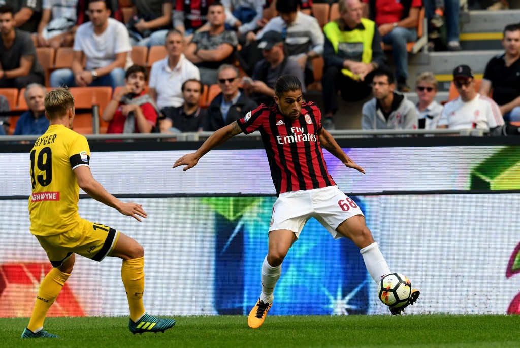 STRYGER LARSEN RODRIGUEZ AC Milan v Udinese Calcio - Serie A