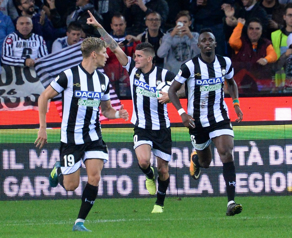 STRYGER LARSEN DE PAUL FOFANA Udinese Calcio v Torino FC - Serie A