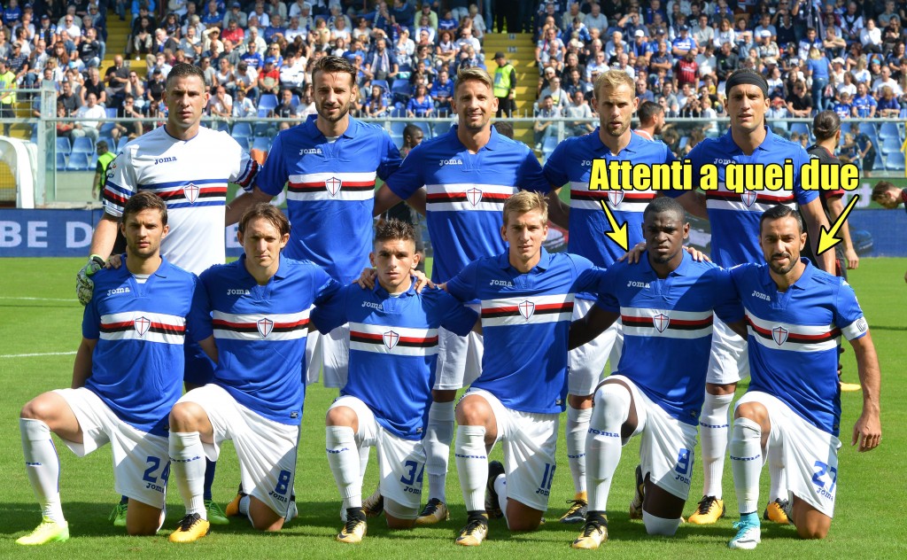 QUAGLIARELLA ZAPATA UC Sampdoria v AC Milan - Serie A