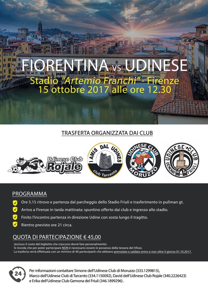 Auc Locandina trasferta Firenze