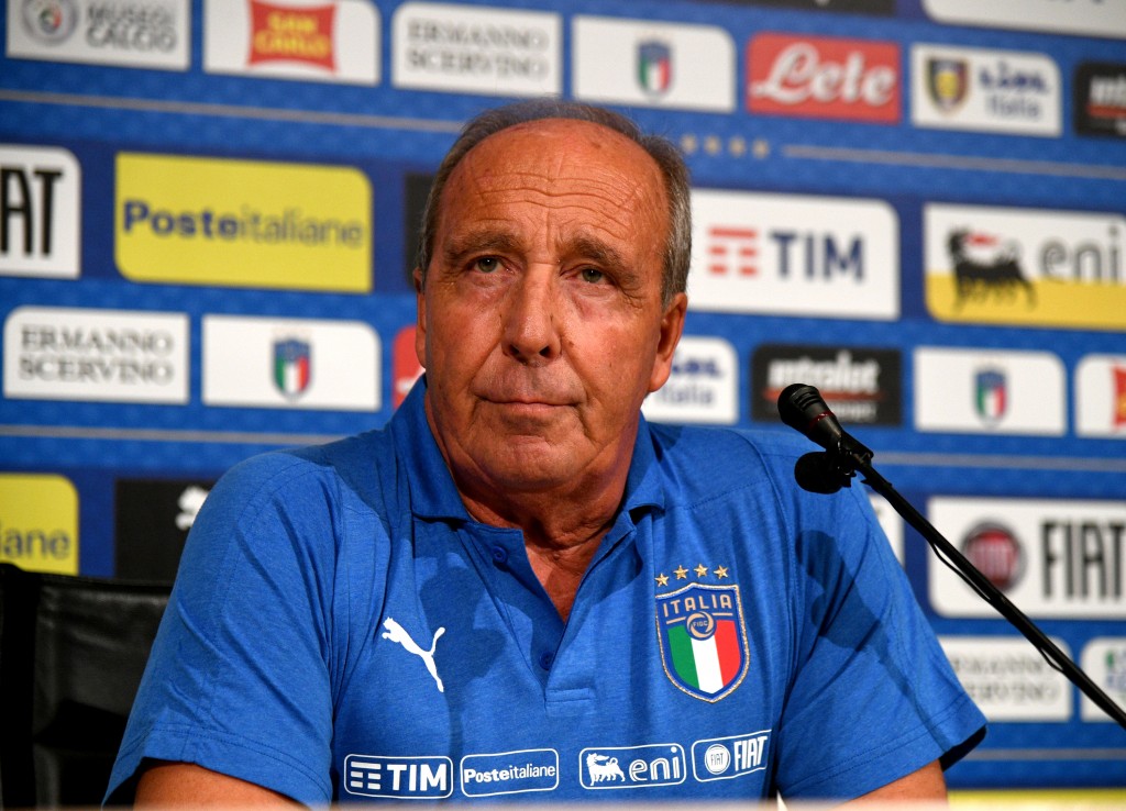 NAZIONALE VENTURA Italy Training Session And Press Conference