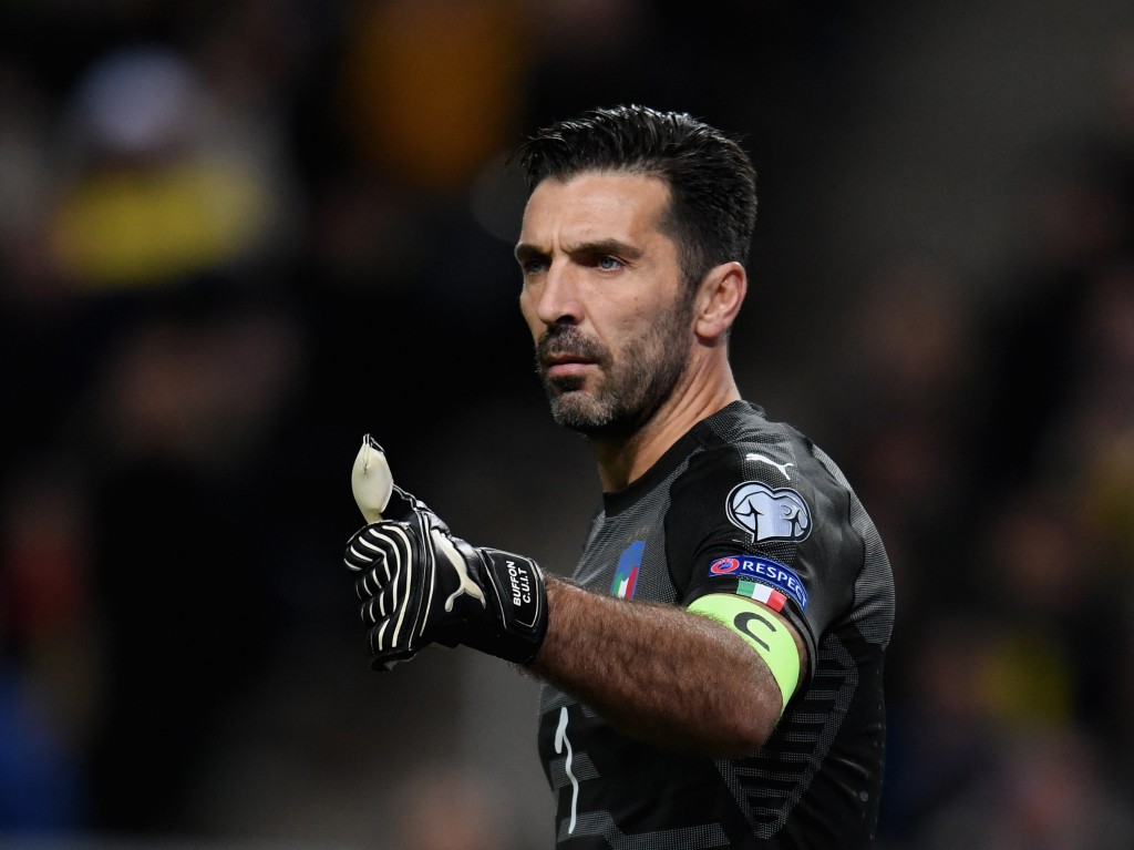 BUFFON Sweden v Italy - FIFA 2018 World Cup Qualifier Play-Off: First Leg