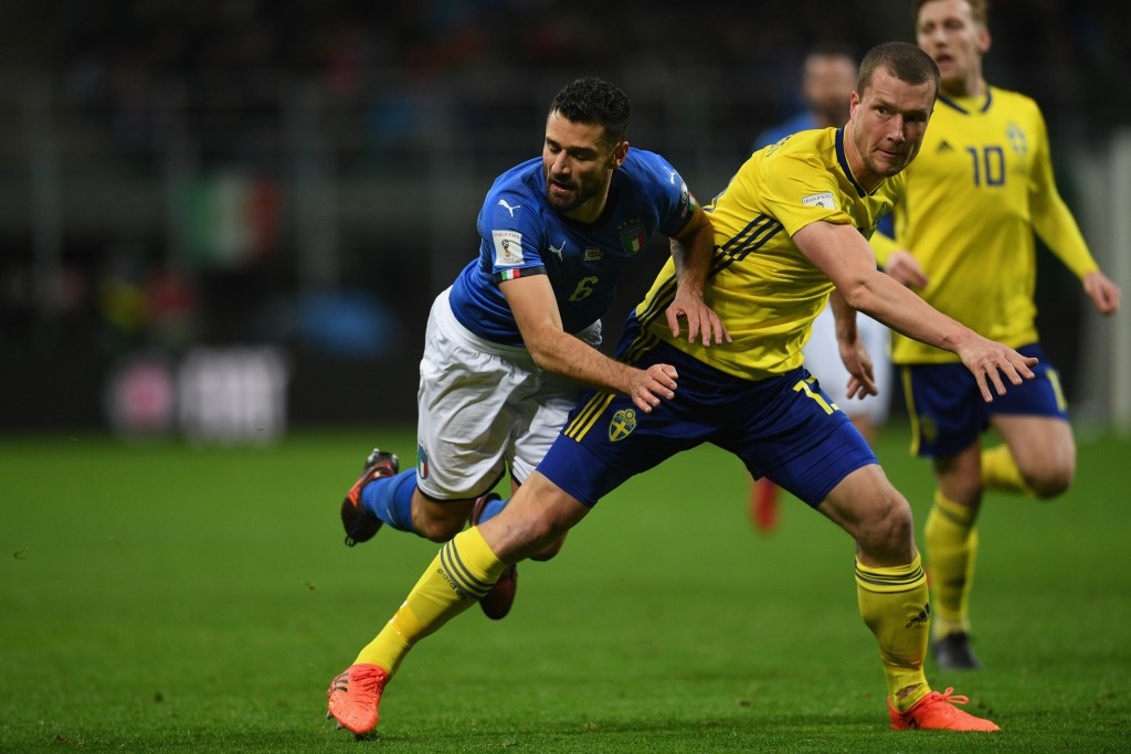 CANDREVA Italy v Sweden - FIFA 2018 World Cup Qualifier Play-Off: Second Leg