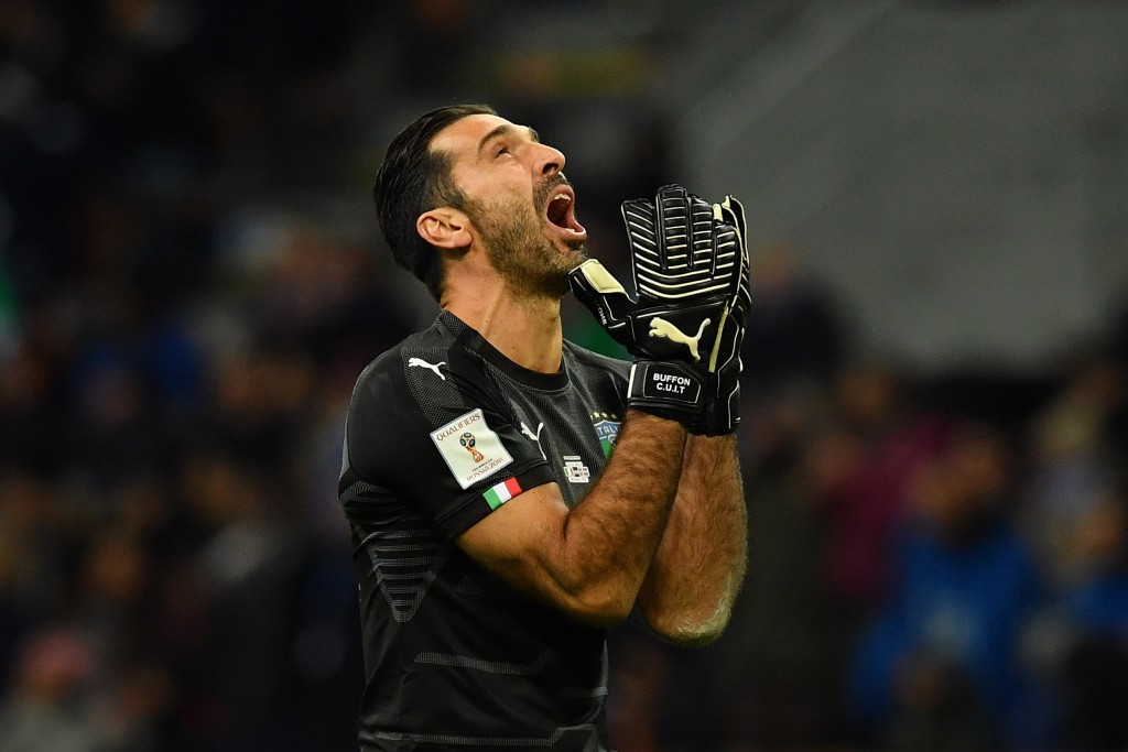 BUFFON Italy v Sweden - FIFA 2018 World Cup Qualifier Play-Off: Second Leg