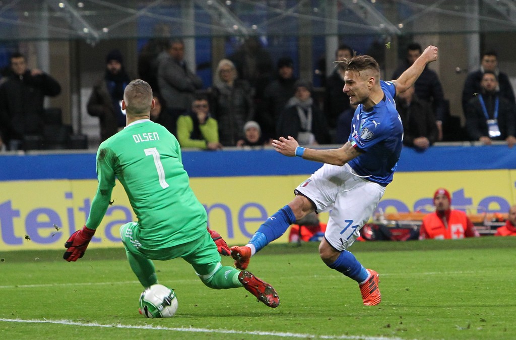 IMMOBILE Italy v Sweden - FIFA 2018 World Cup Qualifier Play-Off: Second Leg