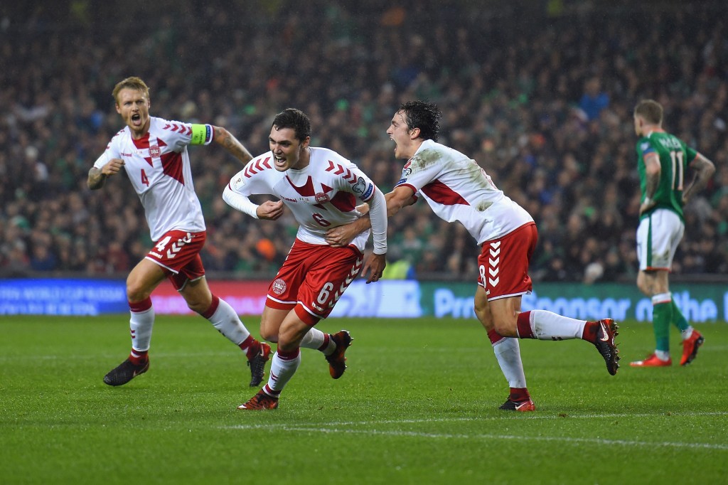 DANIMARCA IRLANDA CHRISTENSEN Republic of Ireland v Denmark - FIFA 2018 World Cup Qualifier Play-Off: Second Leg