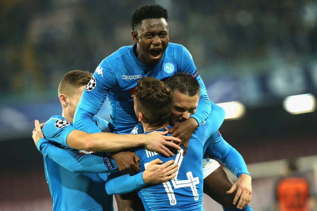 ZIELINSKI MERTENS SSC Napoli v Shakhtar Donetsk - UEFA Champions League